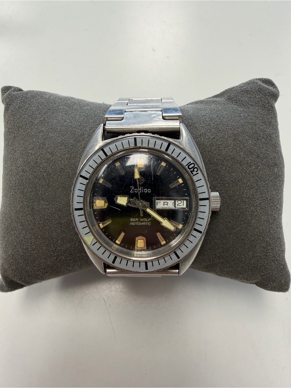 Vintage Zodiac Sea Wolf Automatic Divers Watch